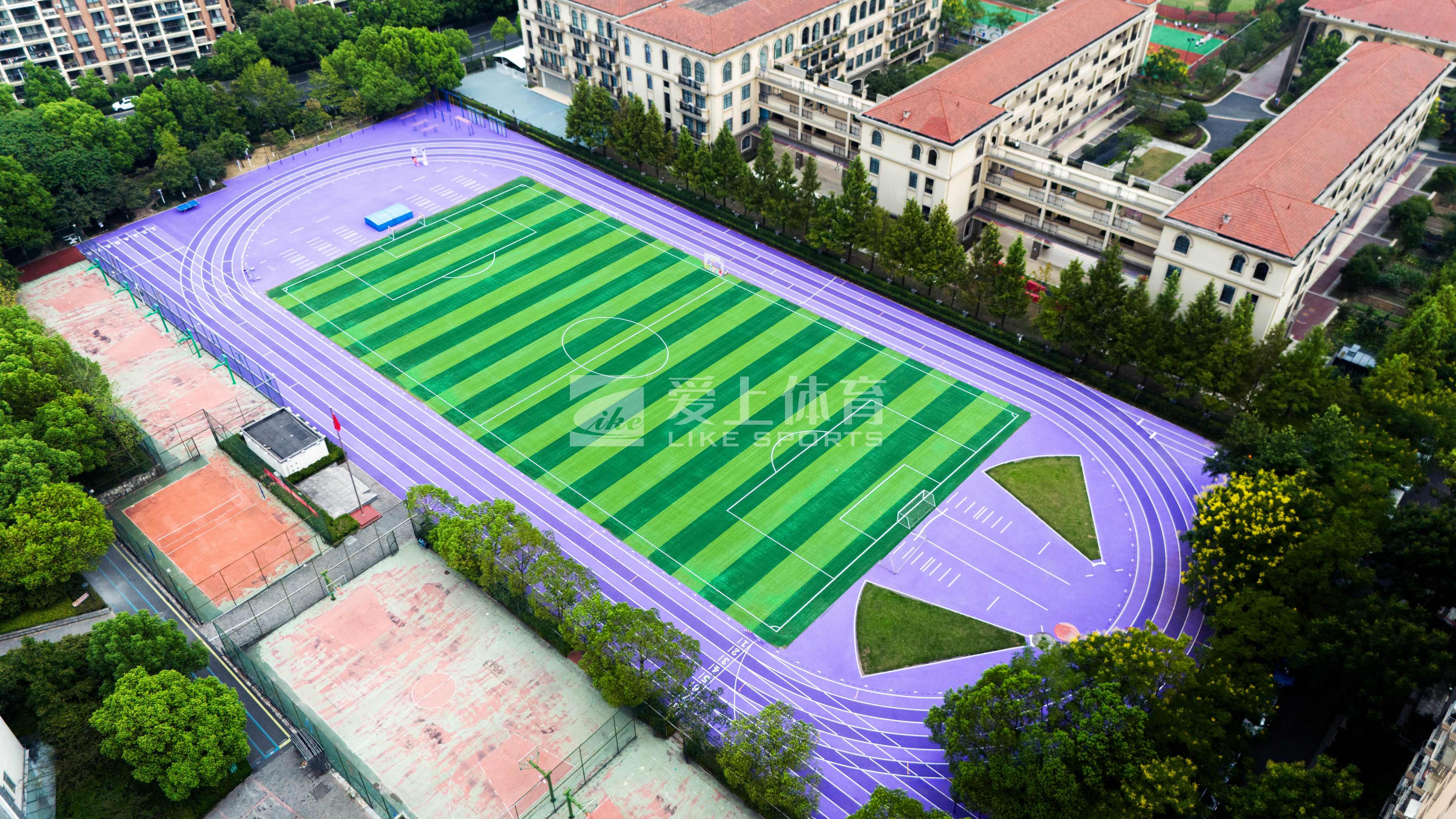 杭州市丁兰实验中学（国内首条紫跑）