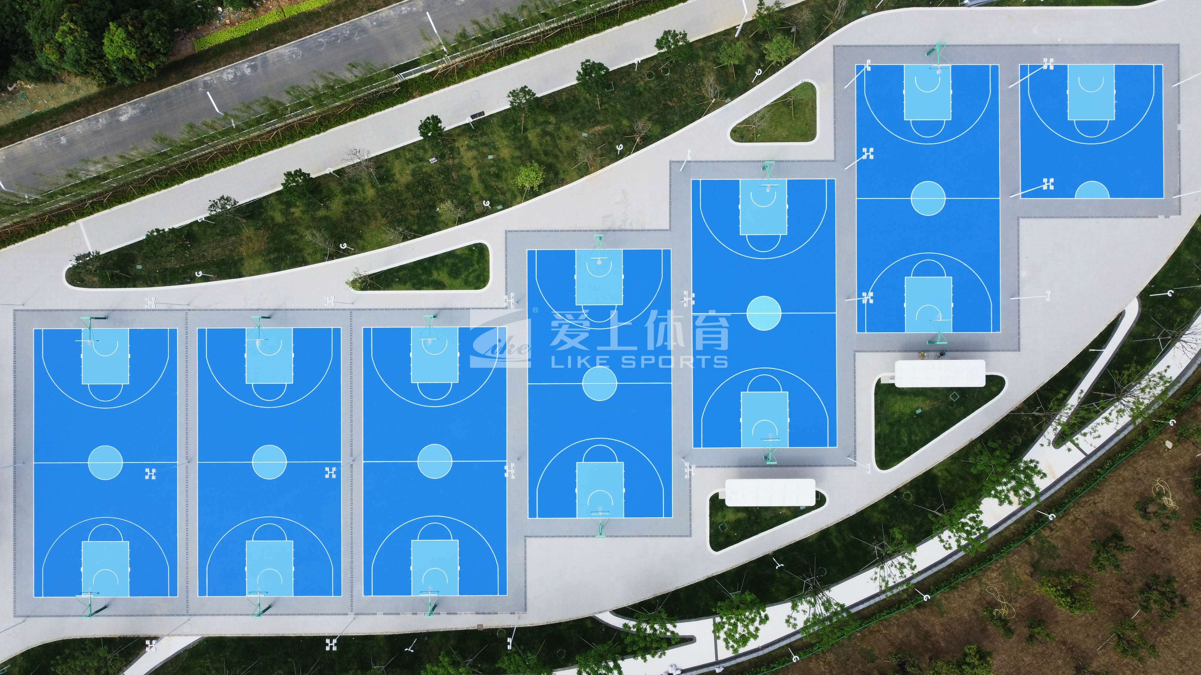 东莞步步高实验中学篮球场