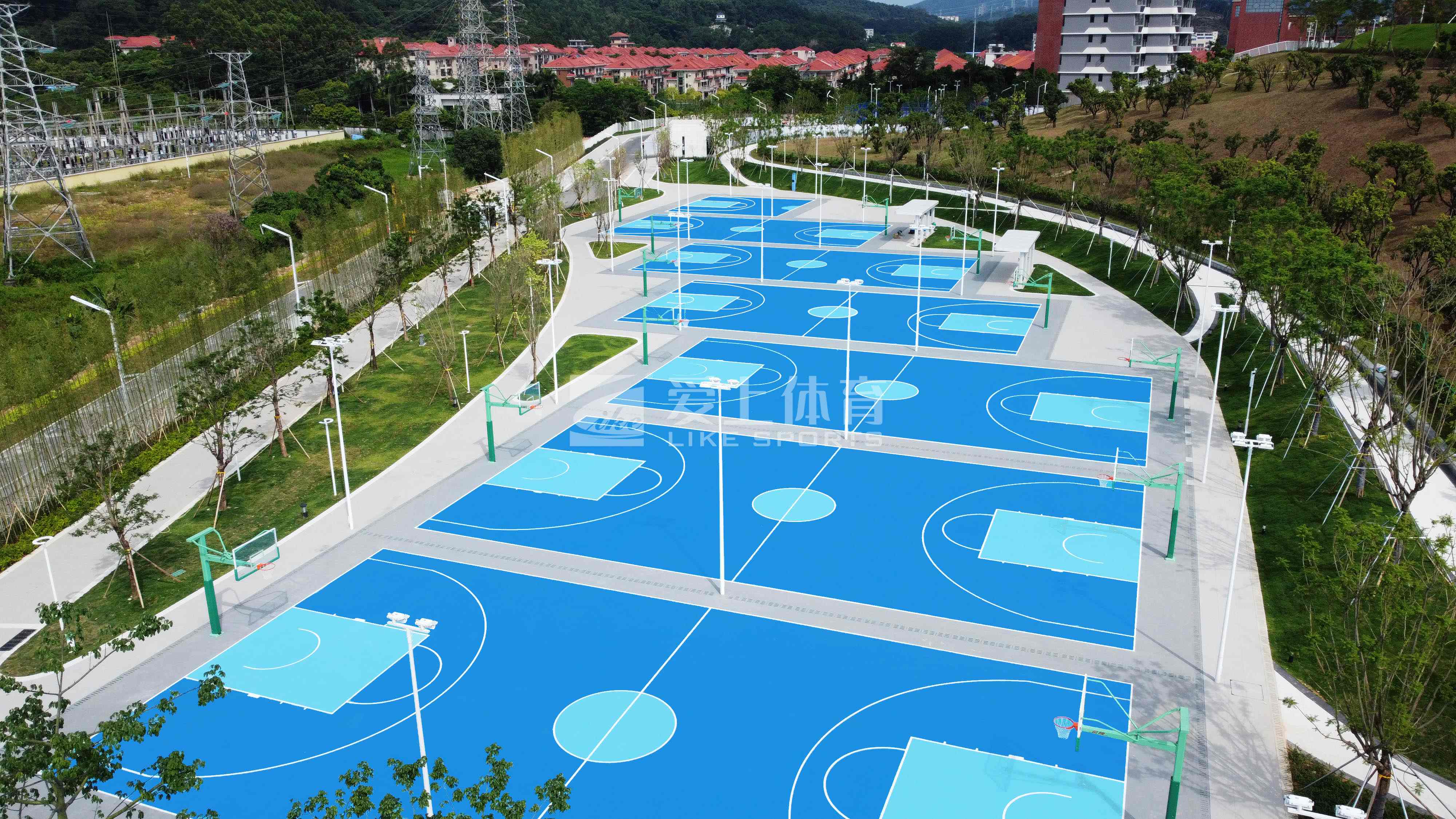 东莞步步高实验中学篮球场