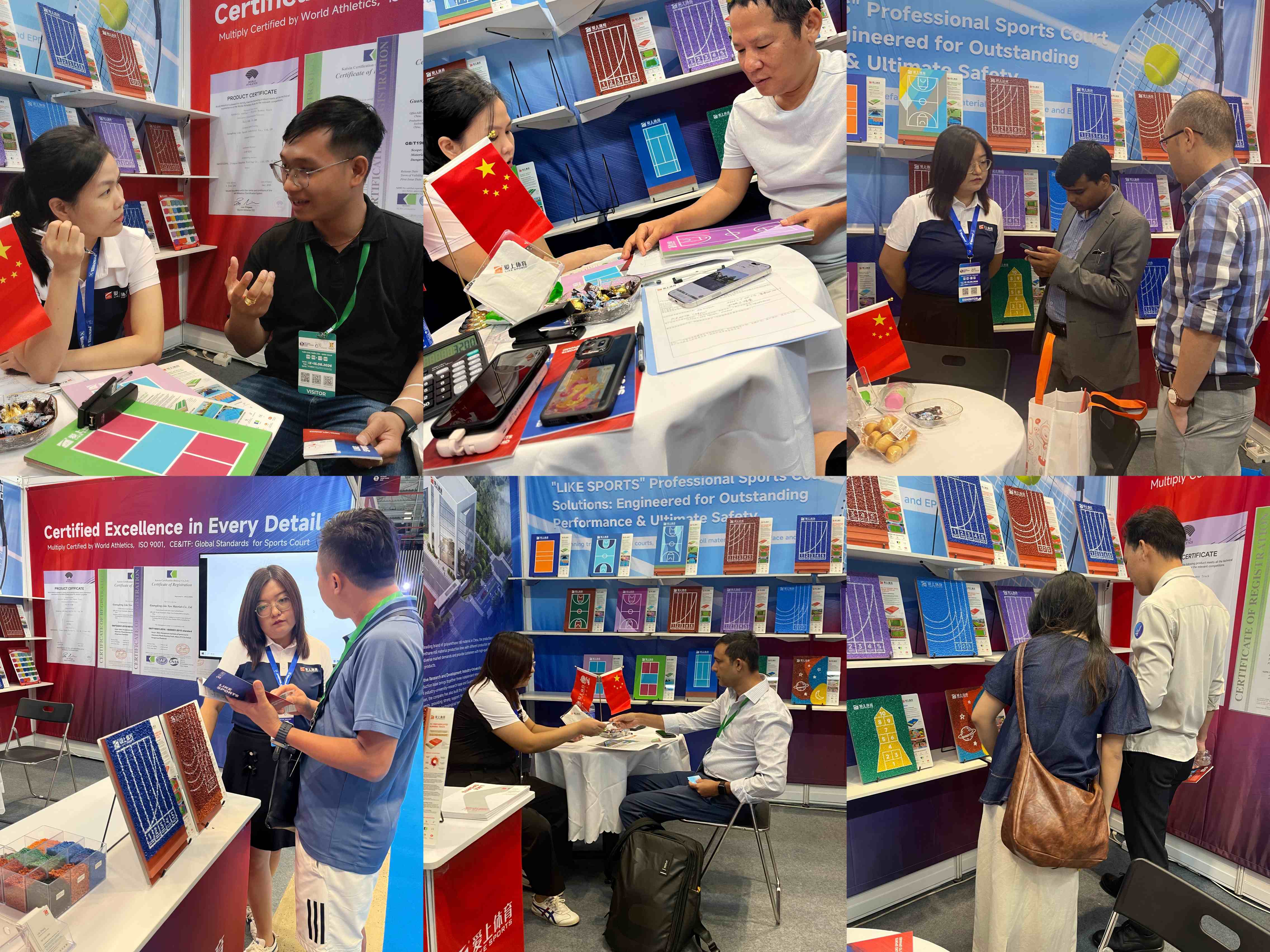 展会回顾|爱上体育精彩亮相2025越南体博会