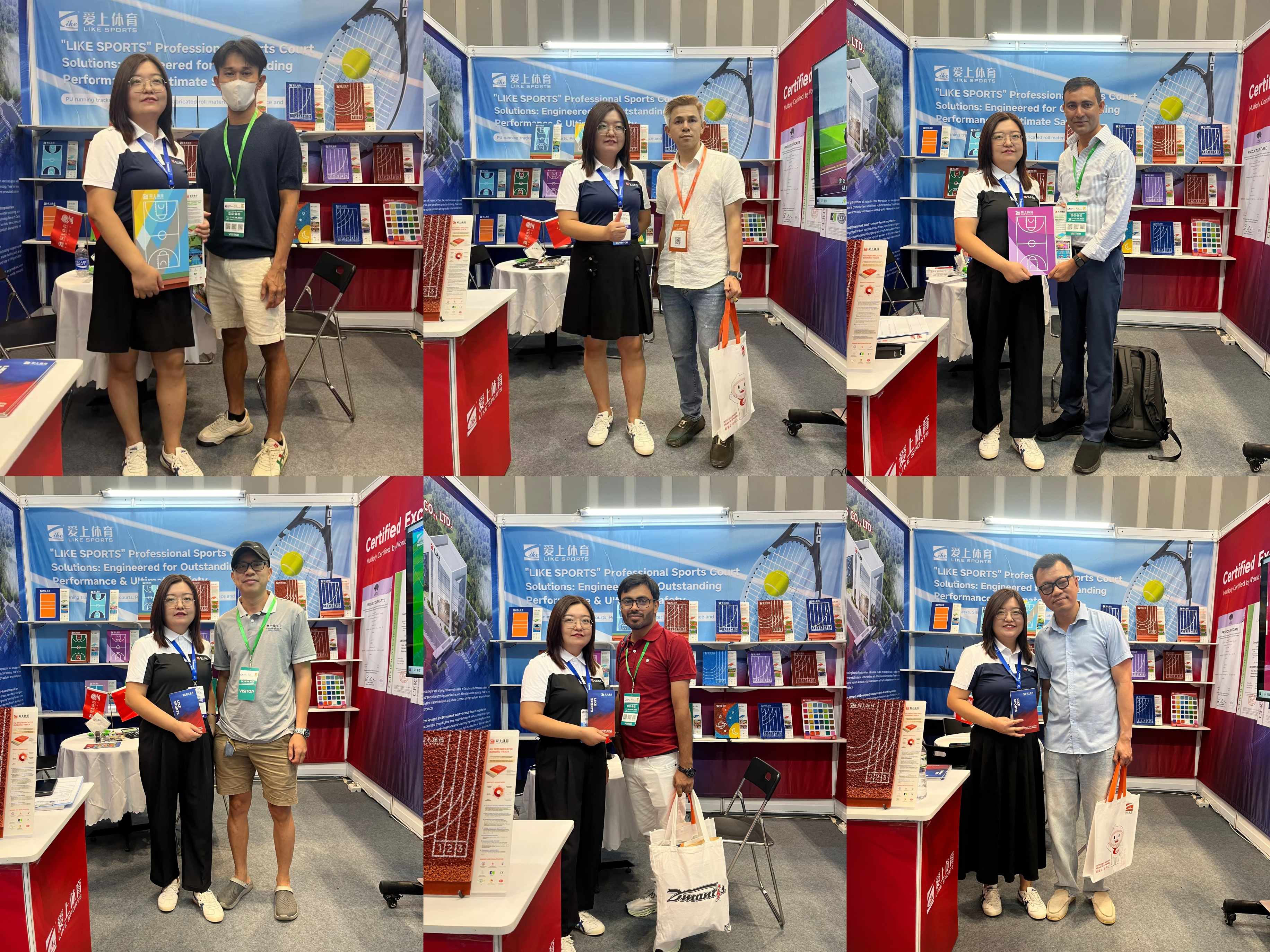 展会回顾|爱上体育精彩亮相2025越南体博会